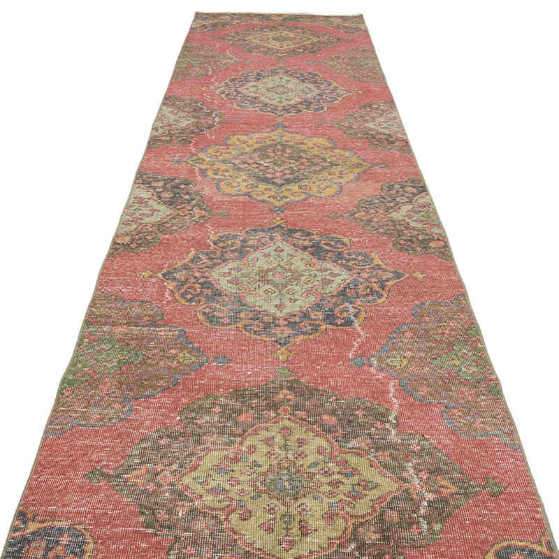 Vintage Turkish Runner Rug - 3'  x 19' 5" (36" x 233") - K0071714