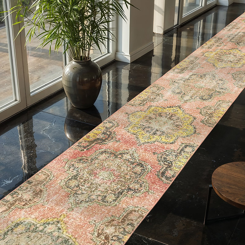 Alfombra Turca Vintage de pasillo - 76 cm x 481 cm - K0071716