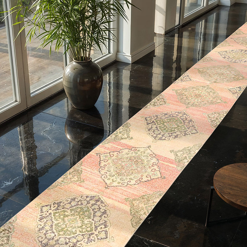 Vintage Turkish Runner Rug - 2' 6" x 23' 7" (30" x 283") - K0071721