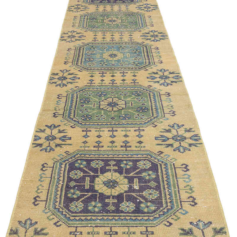 Vintage Turkish Runner Rug - 2' 4" x 21' 2" (28" x 254") - K0071728