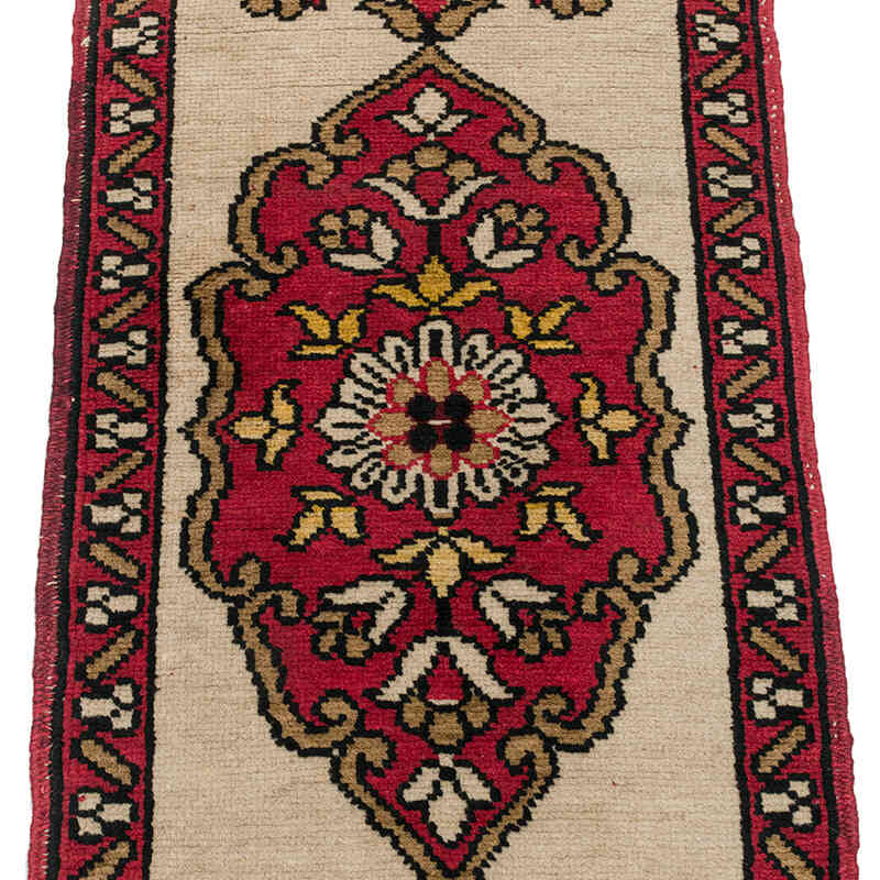 El Dokuma Vintage Halı - 50 cm x 101 cm - K0071742