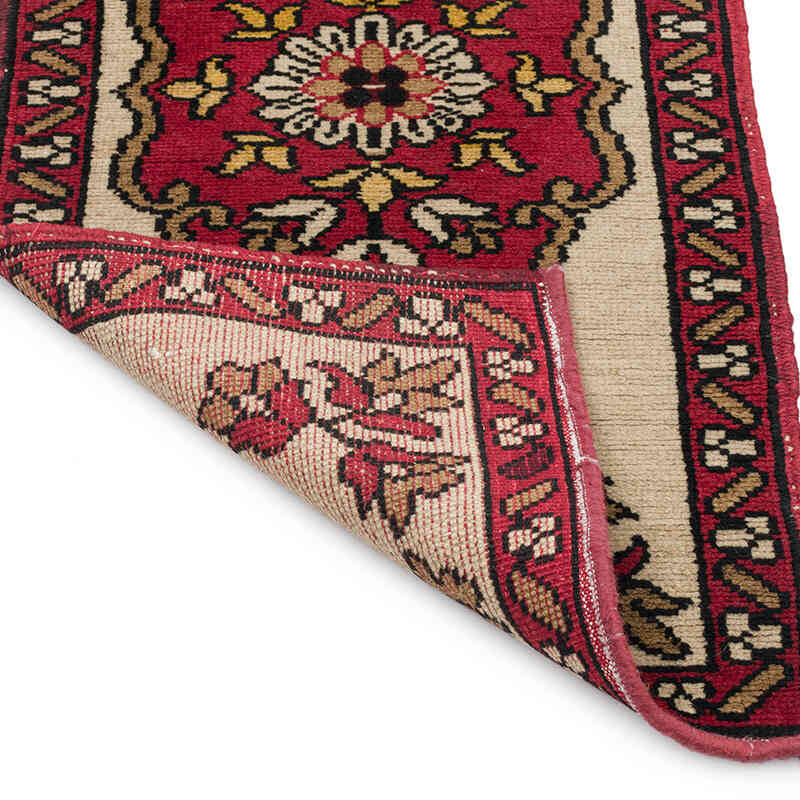 El Dokuma Vintage Halı - 50 cm x 101 cm - K0071742