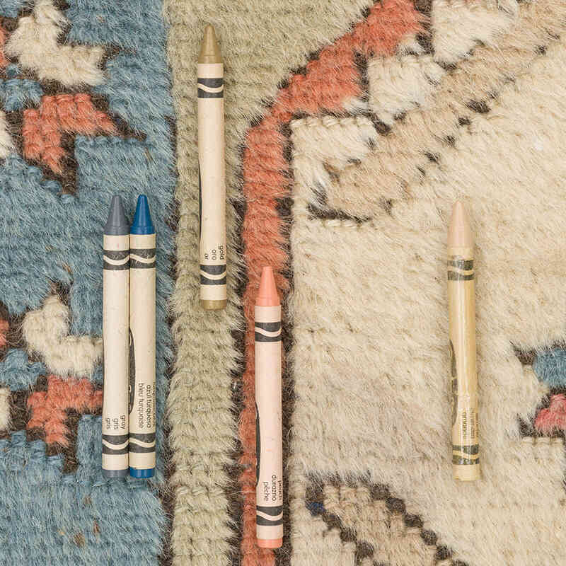 2 Vintage Turkish Hand-Knotted Rugs - 1' 8" x 3' 1" (20" x 37") - K0071743