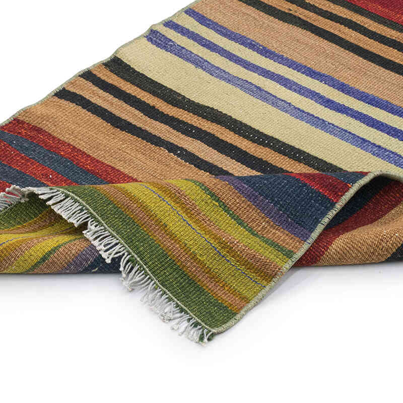 Vintage Turkish Kilim Runner - 2' 4" x 21' 8" (28" x 260") - K0071811
