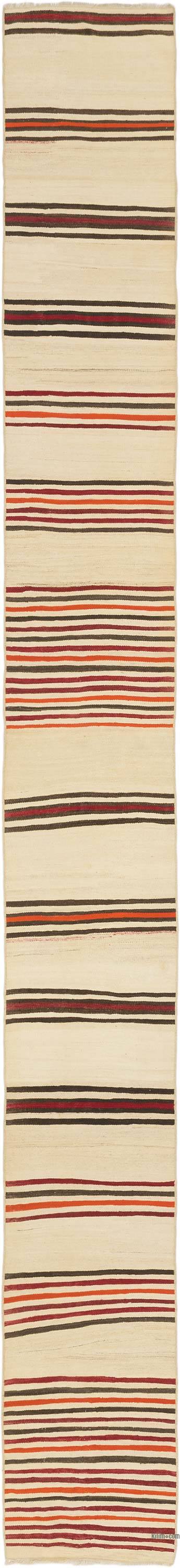 Kilim Vintage Turco de Pasillo - 65 cm x 580 cm