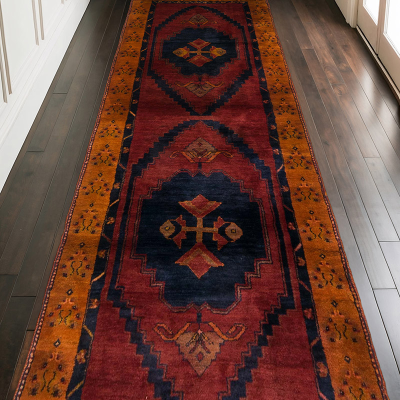 Alfombra Turca Vintage De Pasillo - 120 cm x 305 cm - K0071863