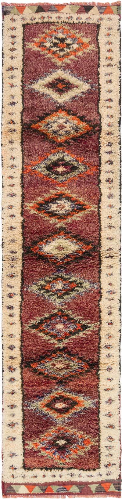 Vintage Anadolu Yolluk - 78 cm x 340 cm
