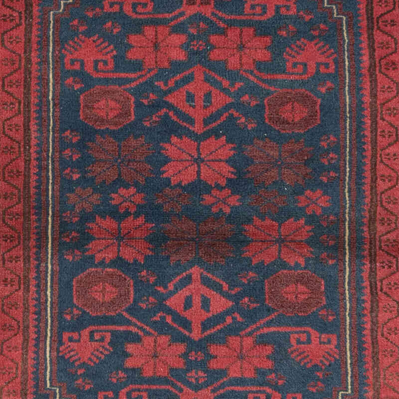 Alfombra Vintage Turca Anudada a Mano - 106 cm x 187 cm - K0071865