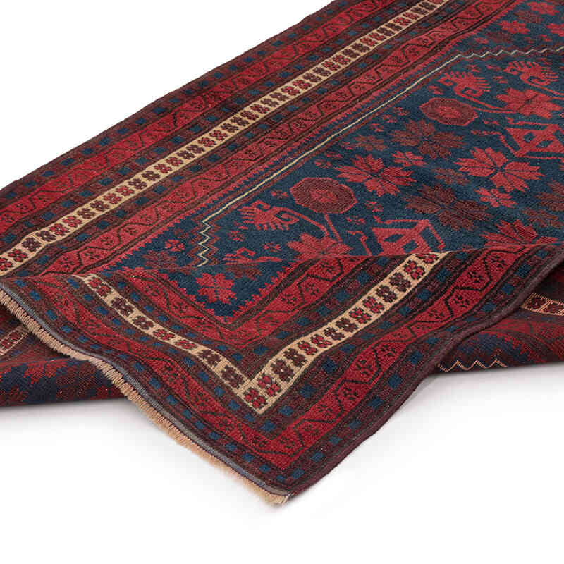 Alfombra Vintage Turca Anudada a Mano - 106 cm x 187 cm - K0071865