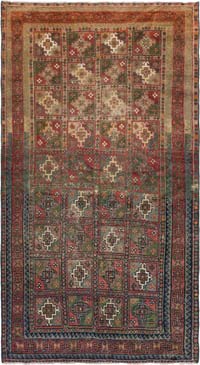 Alfombra Vintage Turca Anudada a Mano - 152 cm x 278 cm