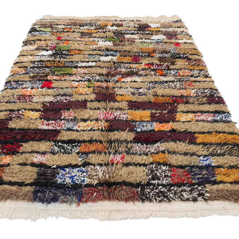 New Turkish Tulu Rug - 4' 4" x 6' 11" (52" x 83") - K0071873