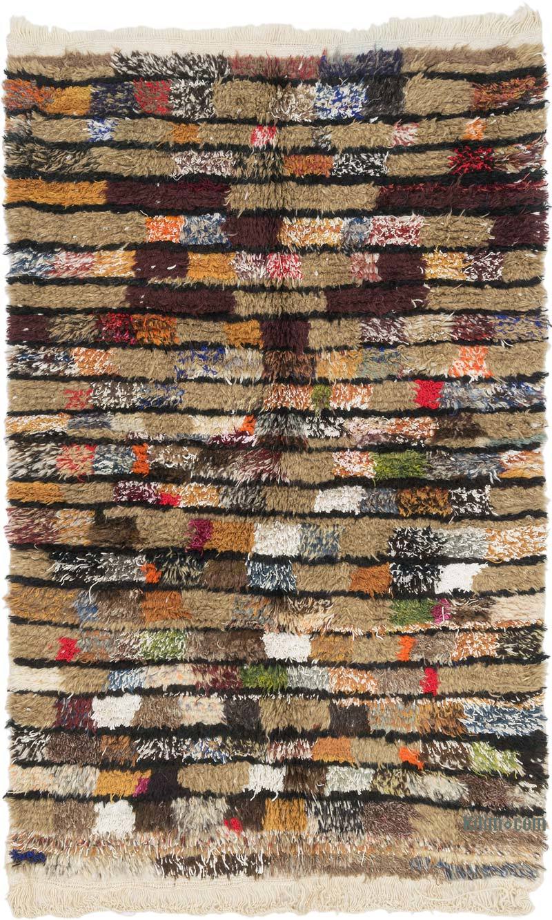 New Turkish Tulu Rug - 4' 4" x 6' 11" (52" x 83") - K0071873