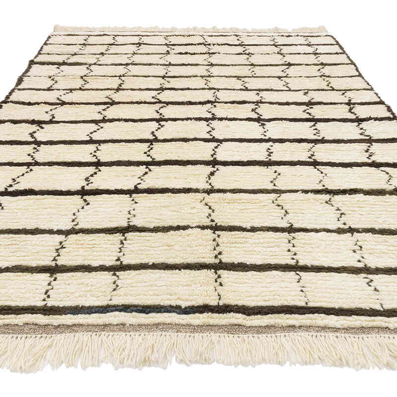 Fas Stili Yeni El Dokuma Tülü - 187 cm x 270 cm - K0071879