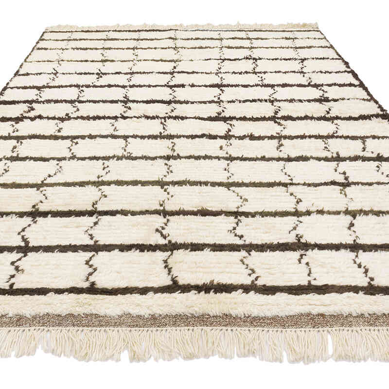 Fas Stili Yeni El Dokuma Tülü - 187 cm x 270 cm - K0071879