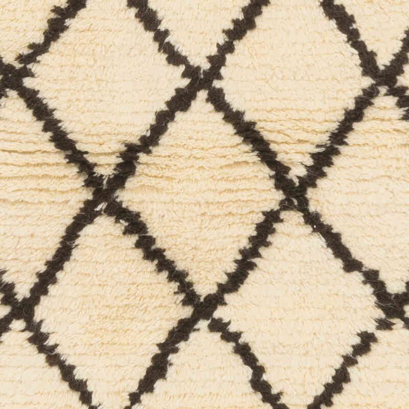 New Moroccan Style Hand-Knotted Tulu Rug - 2' 11" x 4' 5" (35" x 53") - K0071880