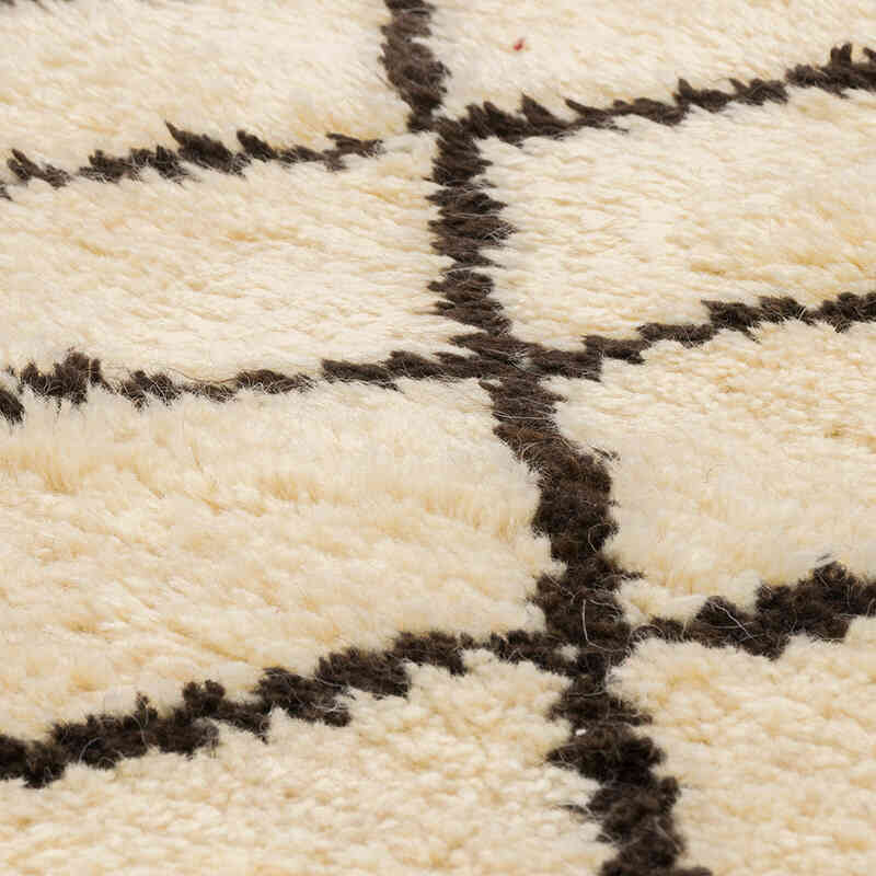 New Moroccan Style Hand-Knotted Tulu Rug - 2' 11" x 4' 5" (35" x 53") - K0071880