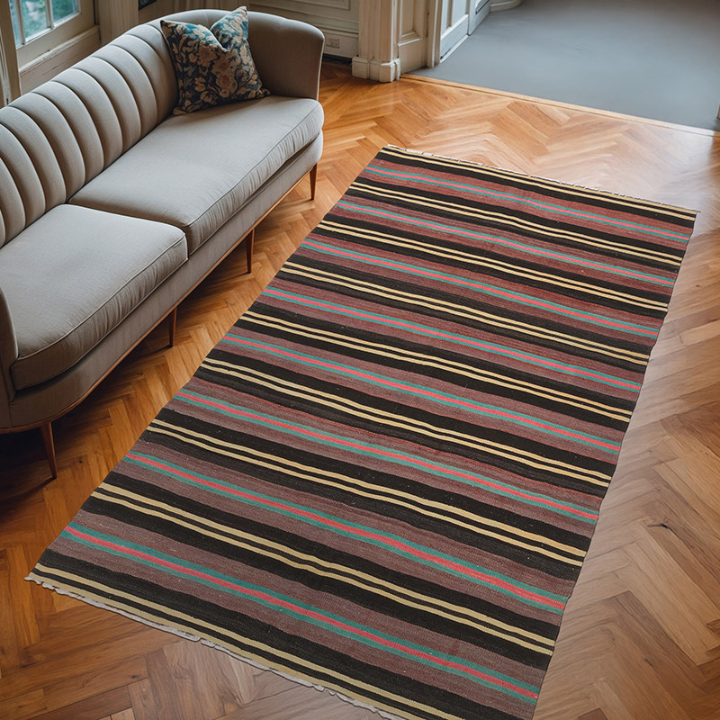 Alfombra Vintage Manisa Kilim - 157 cm x 280 cm - K0071884