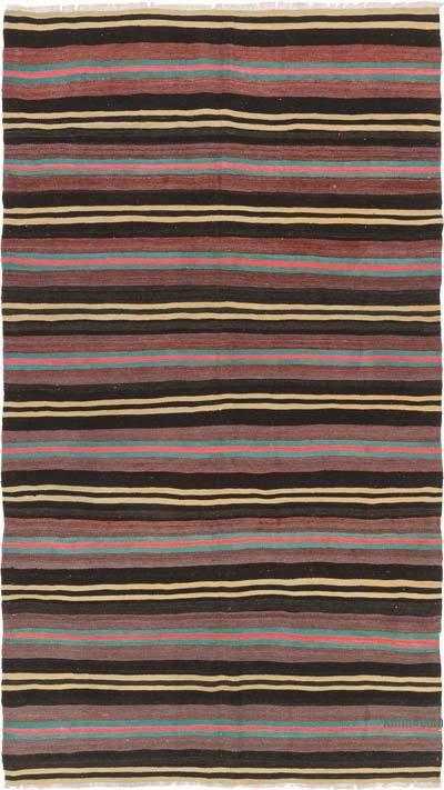 Vintage Manisa Kilim Rug - 5' 2" x 9' 2" (62" x 110")
