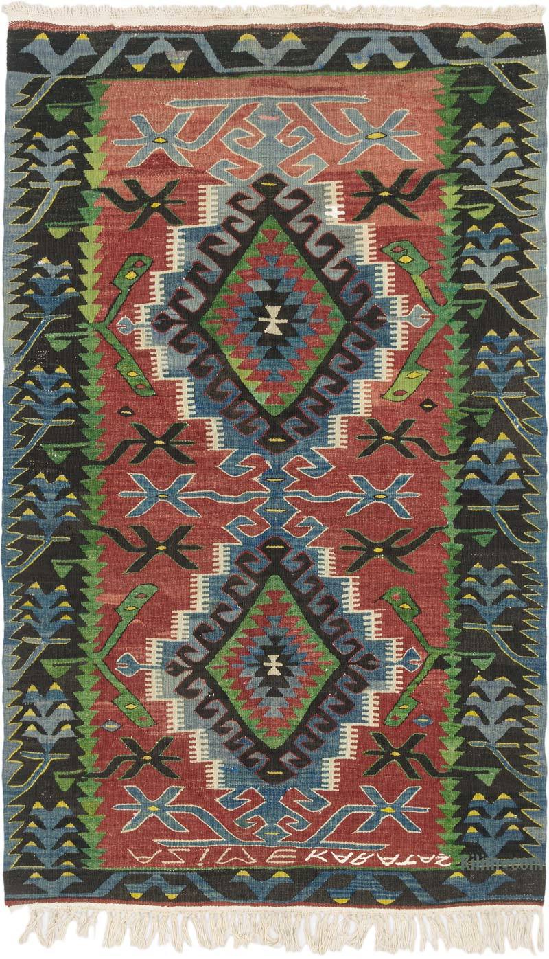 Oushak Kilim Vintage - 111 cm x 182 cm - K0071895