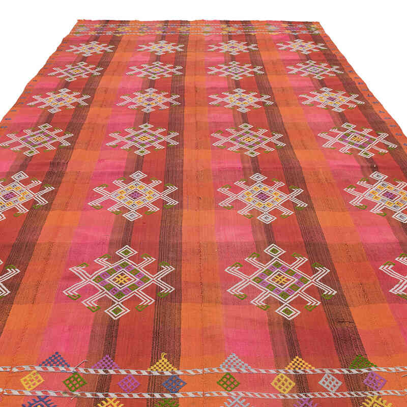 Alfombra Vintage Anatolian Kilim - 190 cm x 380 cm - K0071896