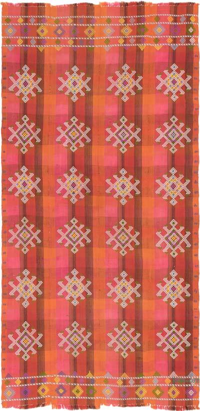 Vintage Anatolian Flatweave - 6' 3" x 12' 6" (75" x 150")