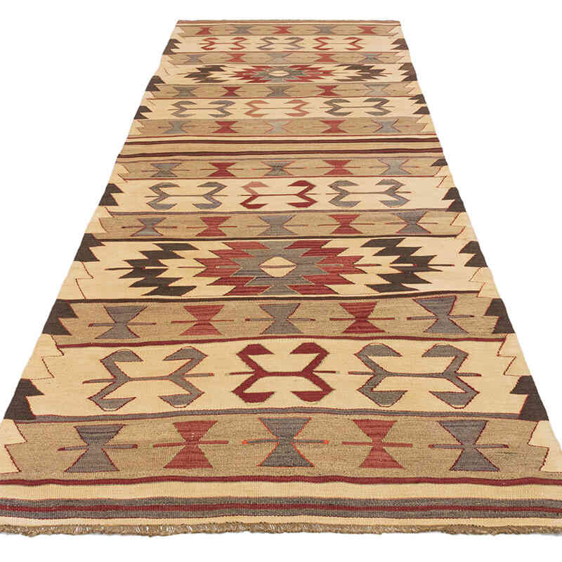 Vintage Mut Kilim Runner - 3' 5" x 10'  (41" x 120") - K0071898
