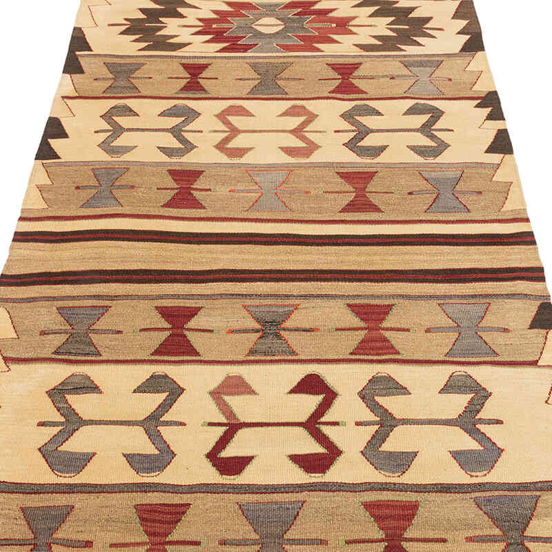 Vintage Mut Kilim Runner - 3' 5" x 10'  (41" x 120") - K0071898
