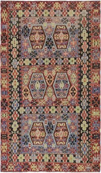Vintage Esme Kilim Rug - 5' 9" x 10' 1" (69" x 121")