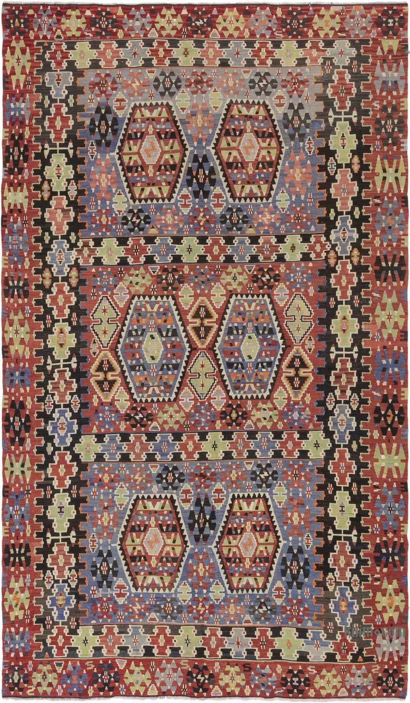 Vintage Esme Kilim Rug - 5' 9" x 10' 1" (69" x 121") - K0071901
