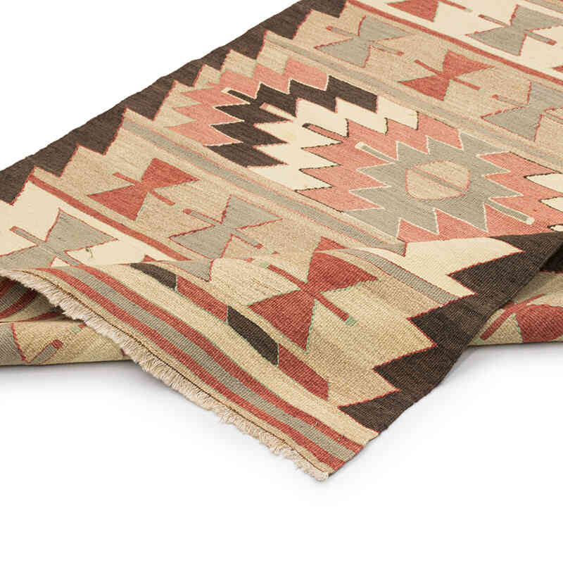 Vintage Mut Kilim Runner - 3' 3" x 10' 1" (39" x 121") - K0071903