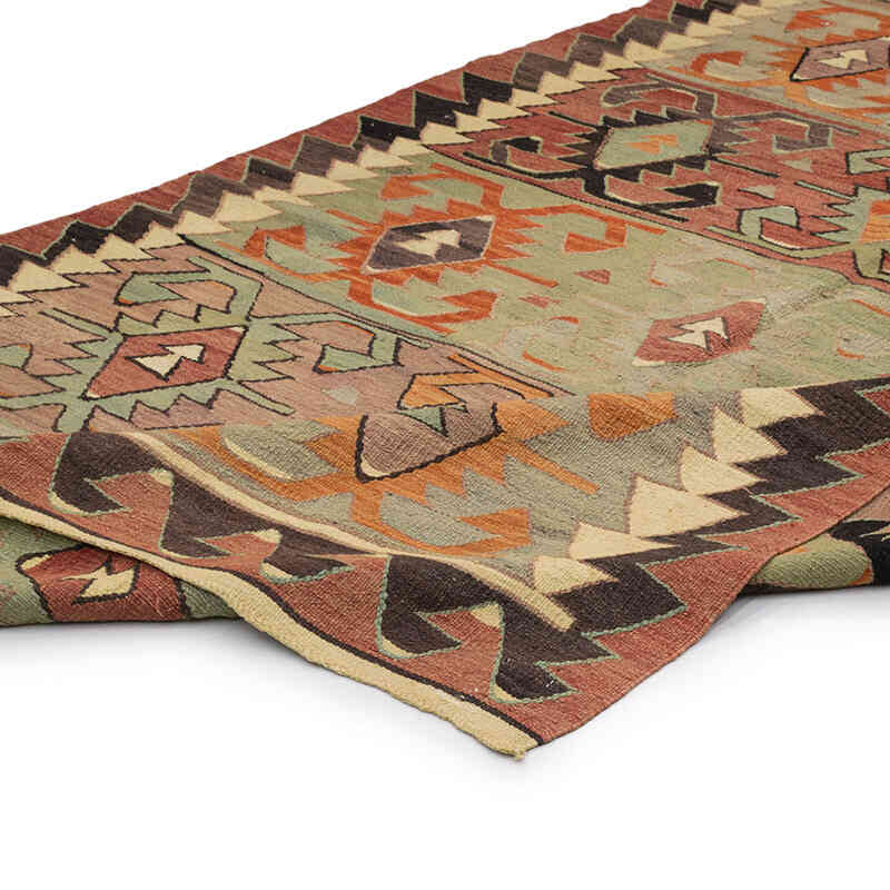 Vintage Turkish Hand-Knotted Rug - 5' 5" x 11' 3" (65" x 135") - K0071906