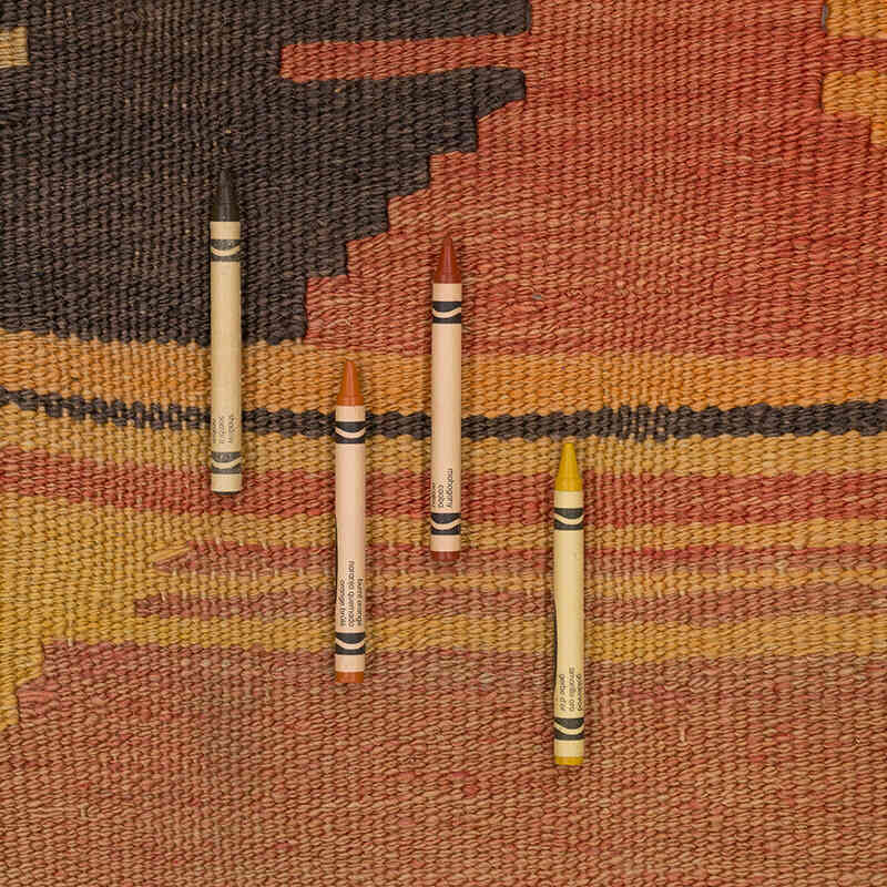 Balikesir Vintage Kilim de Pasillo - 127 cm x 310 cm - K0071907