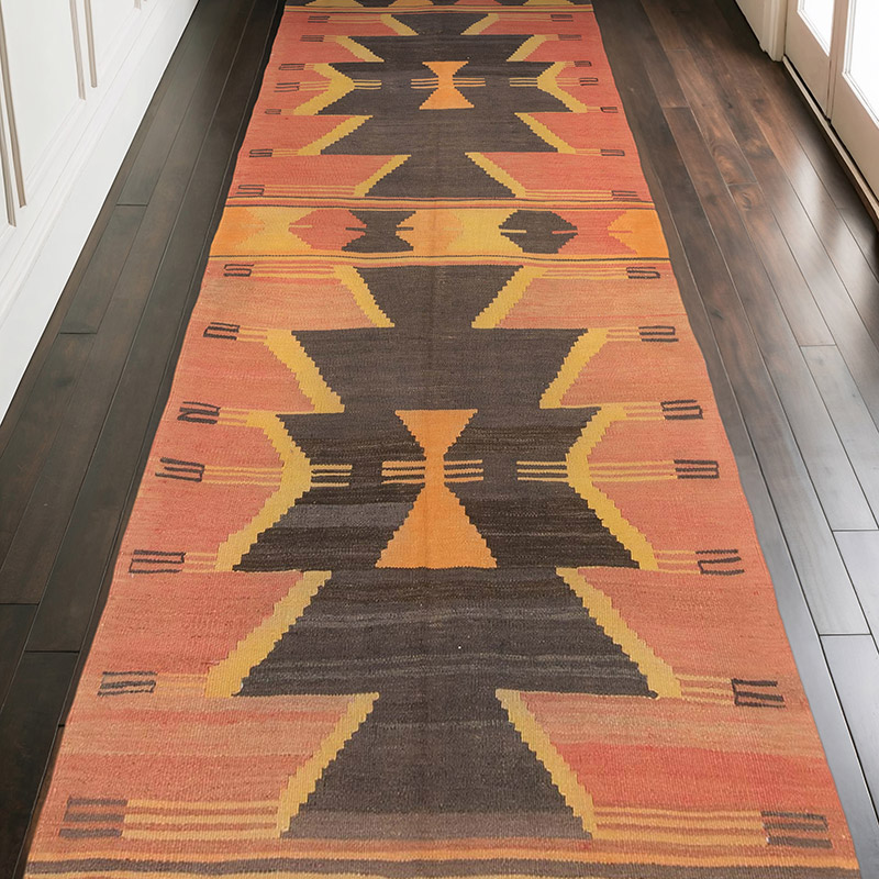 Balikesir Vintage Kilim de Pasillo - 127 cm x 310 cm - K0071907