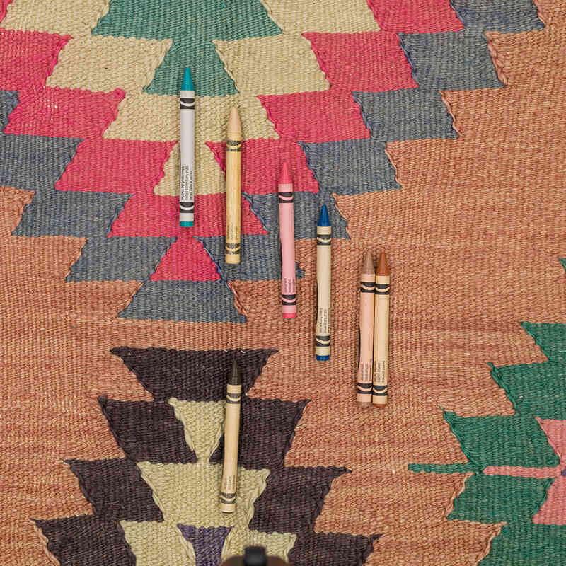 Vintage Manisa Kilim Rug - 6' 7" x 8'  (79" x 96") - K0071908