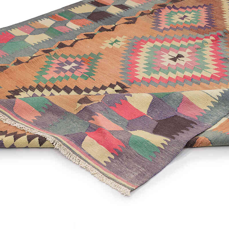 Vintage Manisa Kilim Rug - 6' 7" x 8'  (79" x 96") - K0071908
