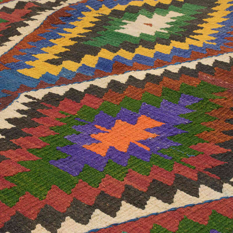 Vintage Fethiye Kilim Rug - 5'  x 7' 9" (60" x 93") - K0071909