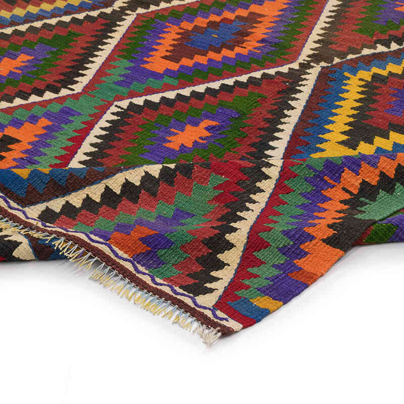 Vintage Fethiye Kilim Rug - 5'  x 7' 9" (60" x 93") - K0071909