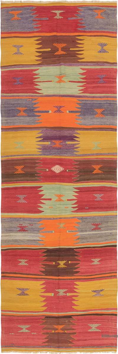 Vintage Sivas Kilim Rug - 4' 9" x 14'  (57" x 168")
