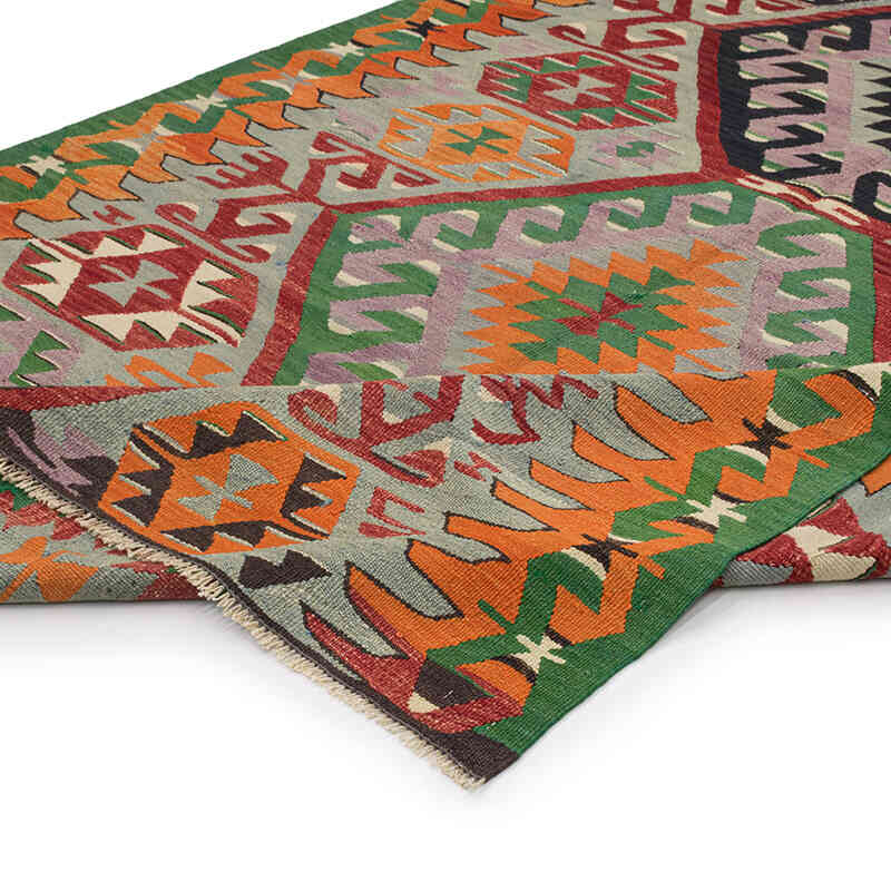 Vintage Milas Kilim Rug - 5' 9" x 8' 2" (69" x 98") - K0071912