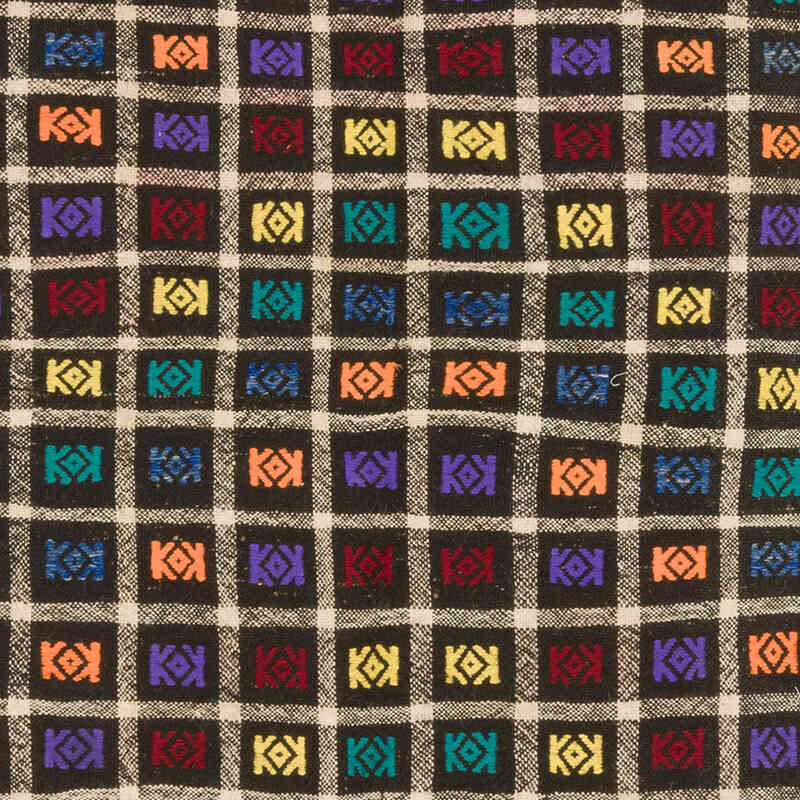 Vintage Anatolian Jijim Rug - 4' 9" x 9' 5" (57" x 113") - K0071919