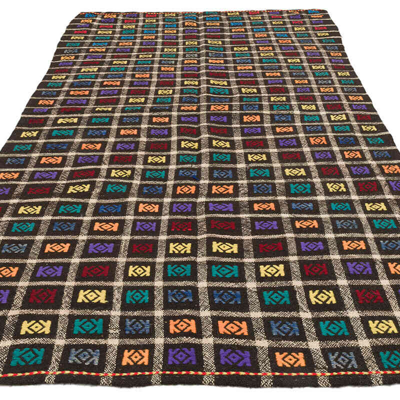 Vintage Anatolian Jijim Rug - 4' 9" x 9' 5" (57" x 113") - K0071919