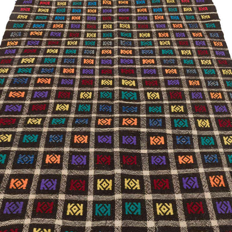 Vintage Anatolian Jijim Rug - 4' 9" x 9' 5" (57" x 113") - K0071919
