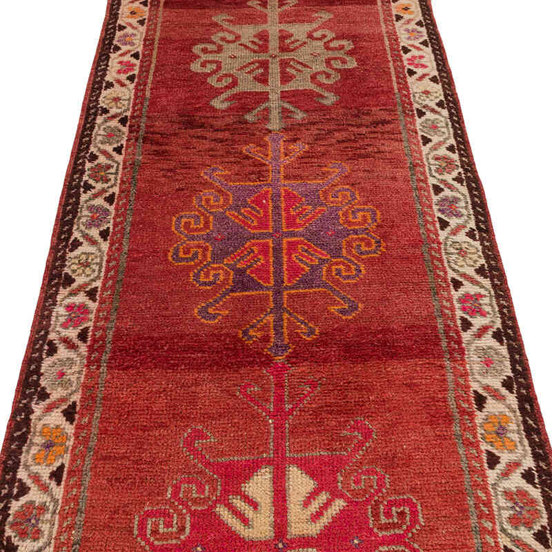 Alfombra Vintage de pasillo - 88 cm x 371 cm - K0071920