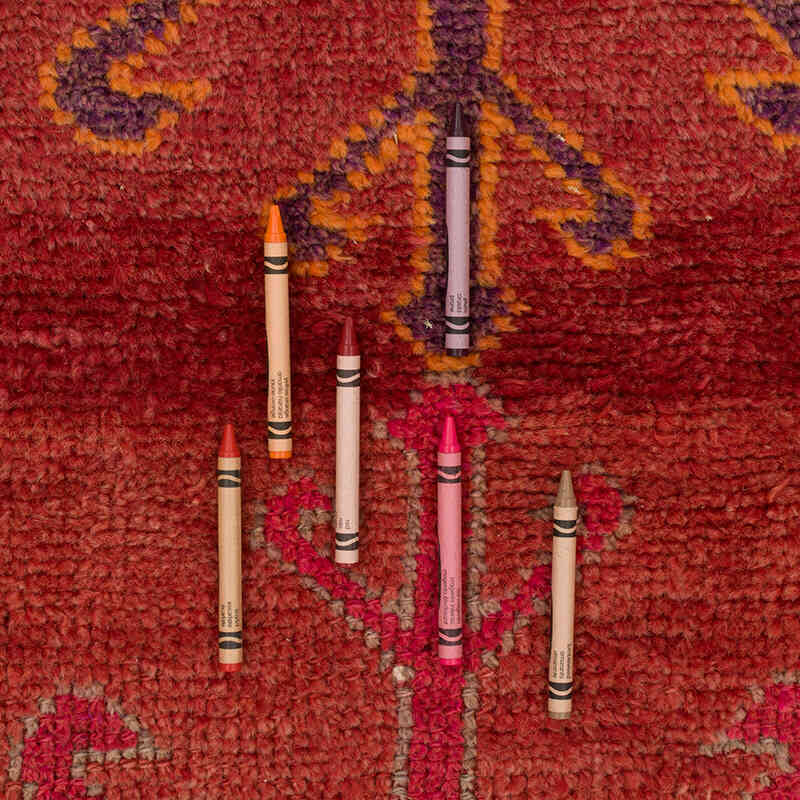 Alfombra Vintage de pasillo - 88 cm x 371 cm - K0071920