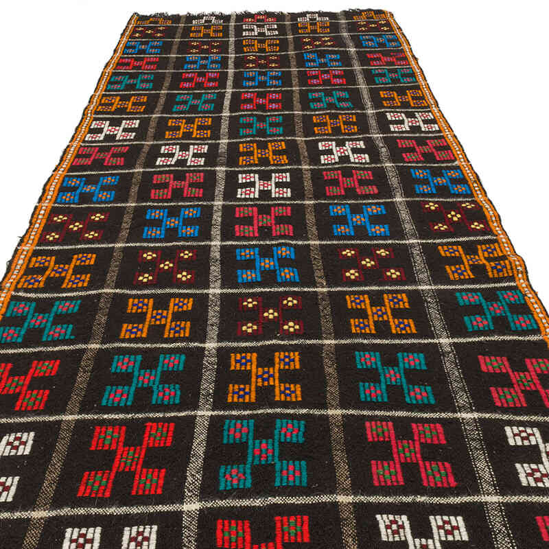 Vintage Anatolian Jijim Rug - 4' 1" x 11'  (49" x 132") - K0071921