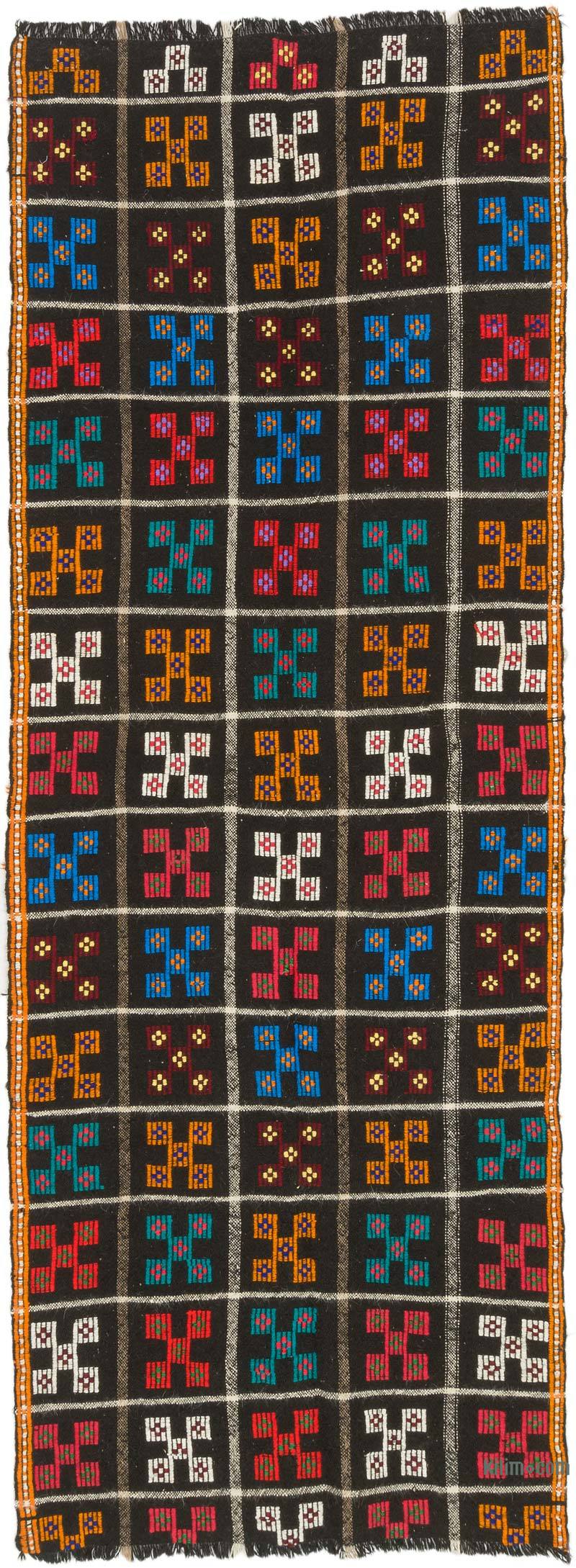 Vintage Anatolian Jijim Rug - 4' 1" x 11'  (49" x 132") - K0071921