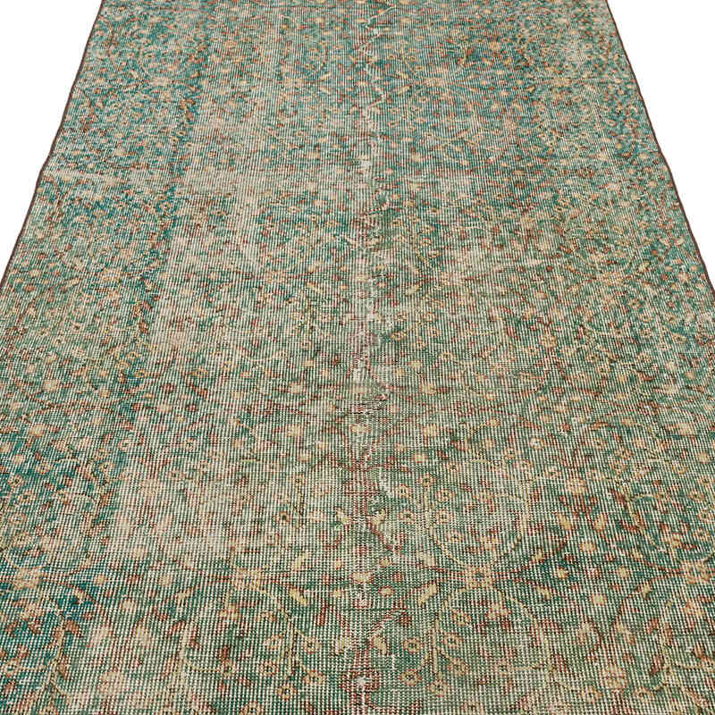 Alfombra Vintage Turca Anudada a Mano - 127 cm x 248 cm - K0071922