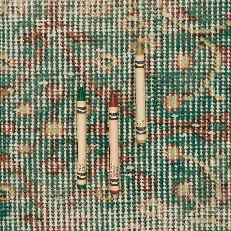 Alfombra Vintage Turca Anudada a Mano - 127 cm x 248 cm - K0071922