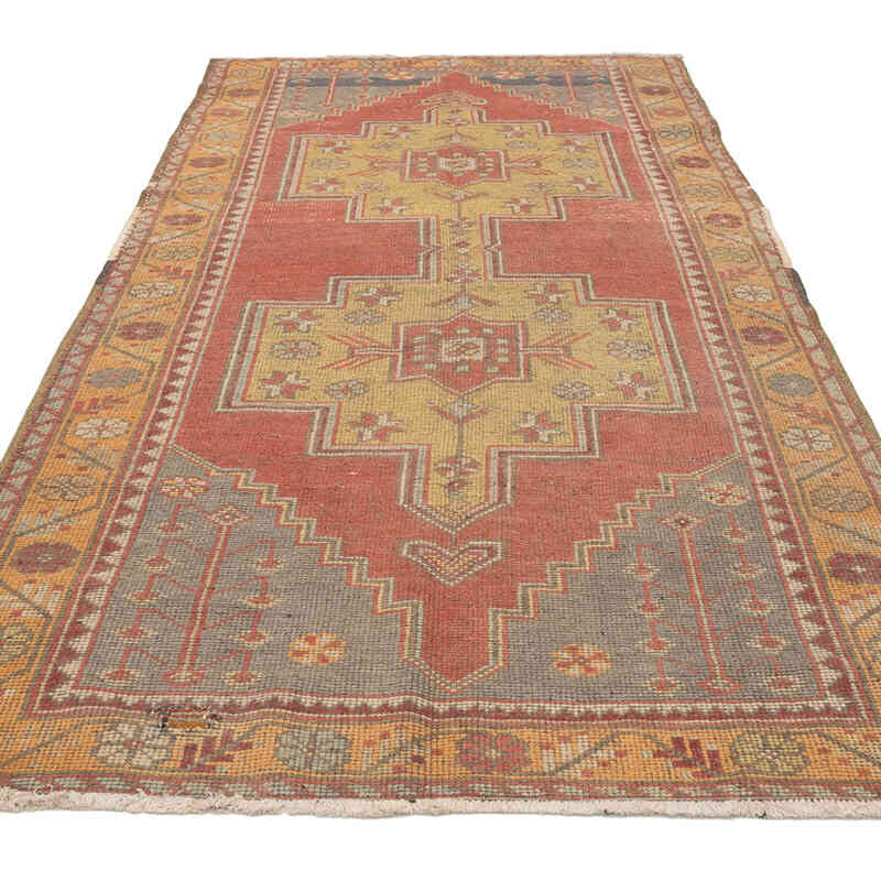 Vintage Turkish Hand-Knotted Rug - 4' 5" x 8' 8" (53" x 104") - K0071930