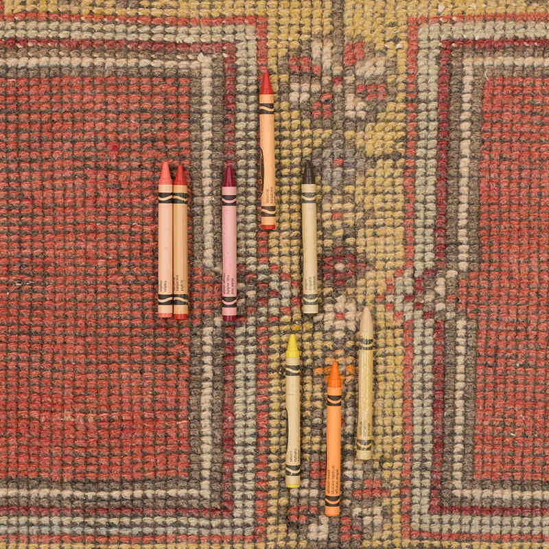 Vintage Turkish Hand-Knotted Rug - 4' 5" x 8' 8" (53" x 104") - K0071930